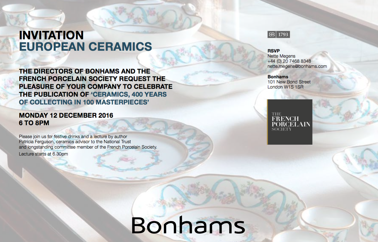 Invitation: European Ceramics